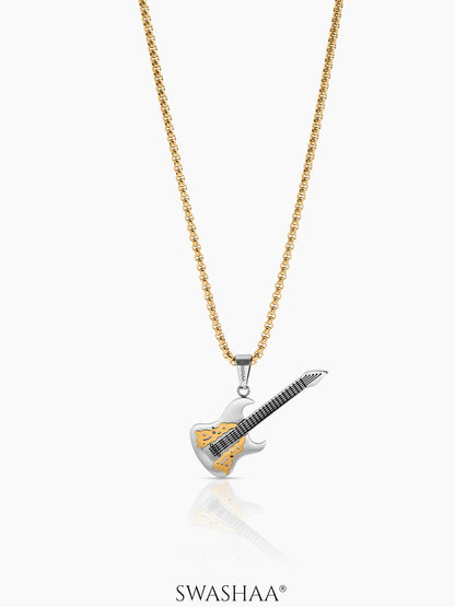 Lorien Guitar Men's Chain Pendant - Swashaa