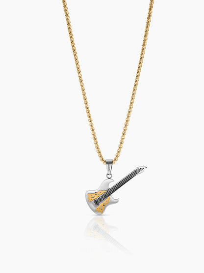 Lorien Guitar Men's Chain Pendant - Swashaa