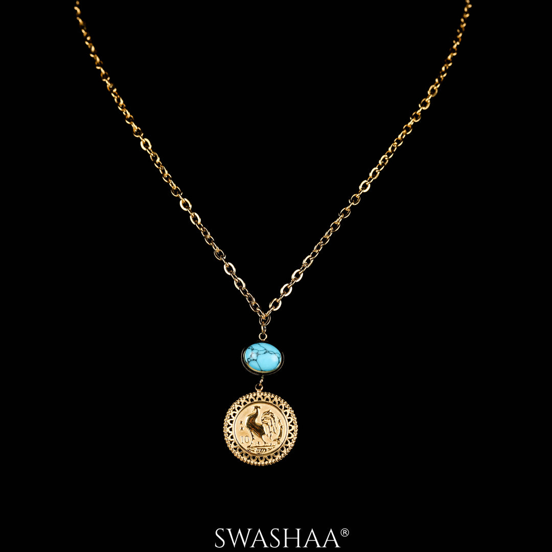 Luck Charm 18K Gold Plated Necklace
