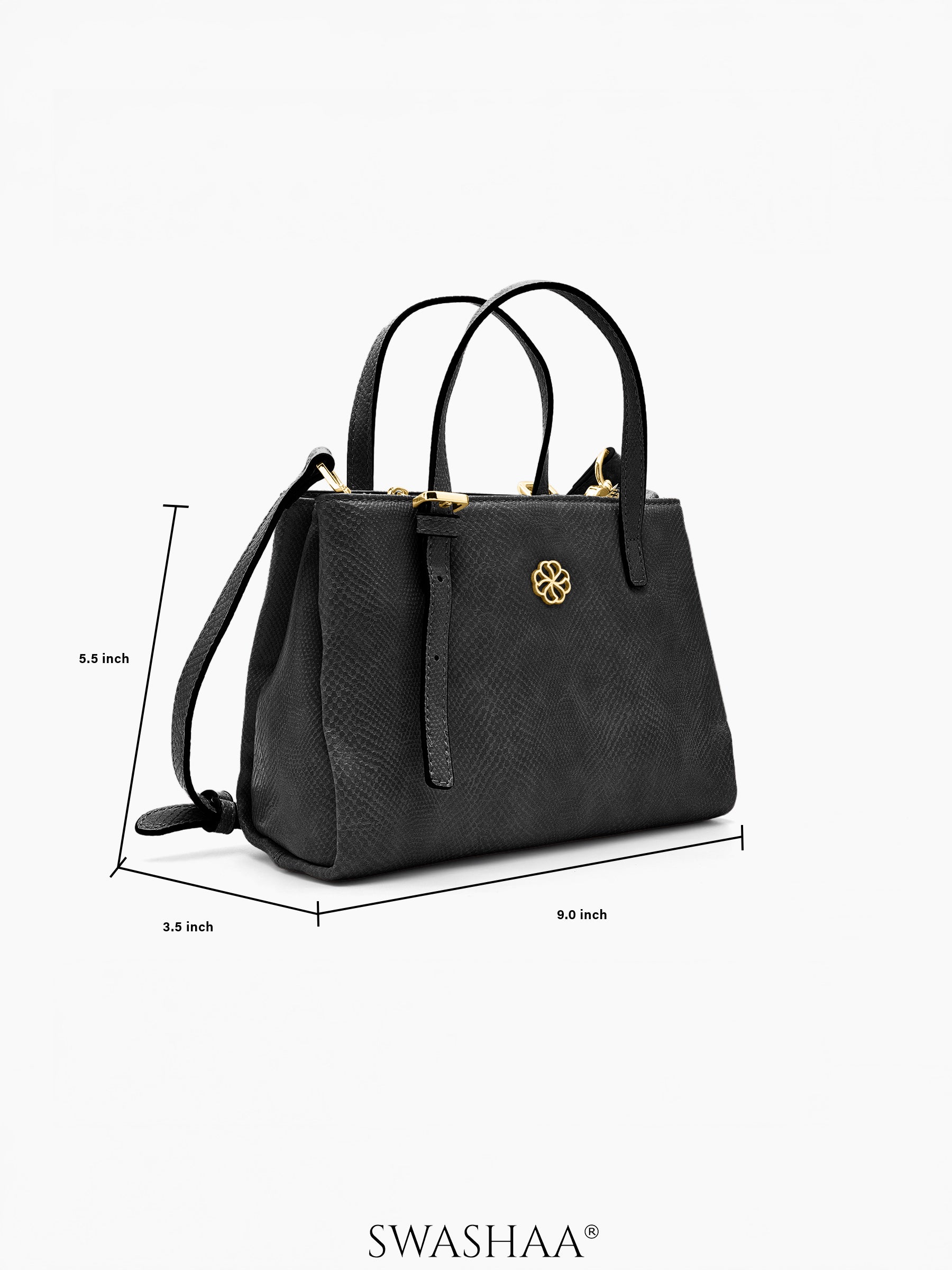 Lunara Leather Sling Bag - Swashaa