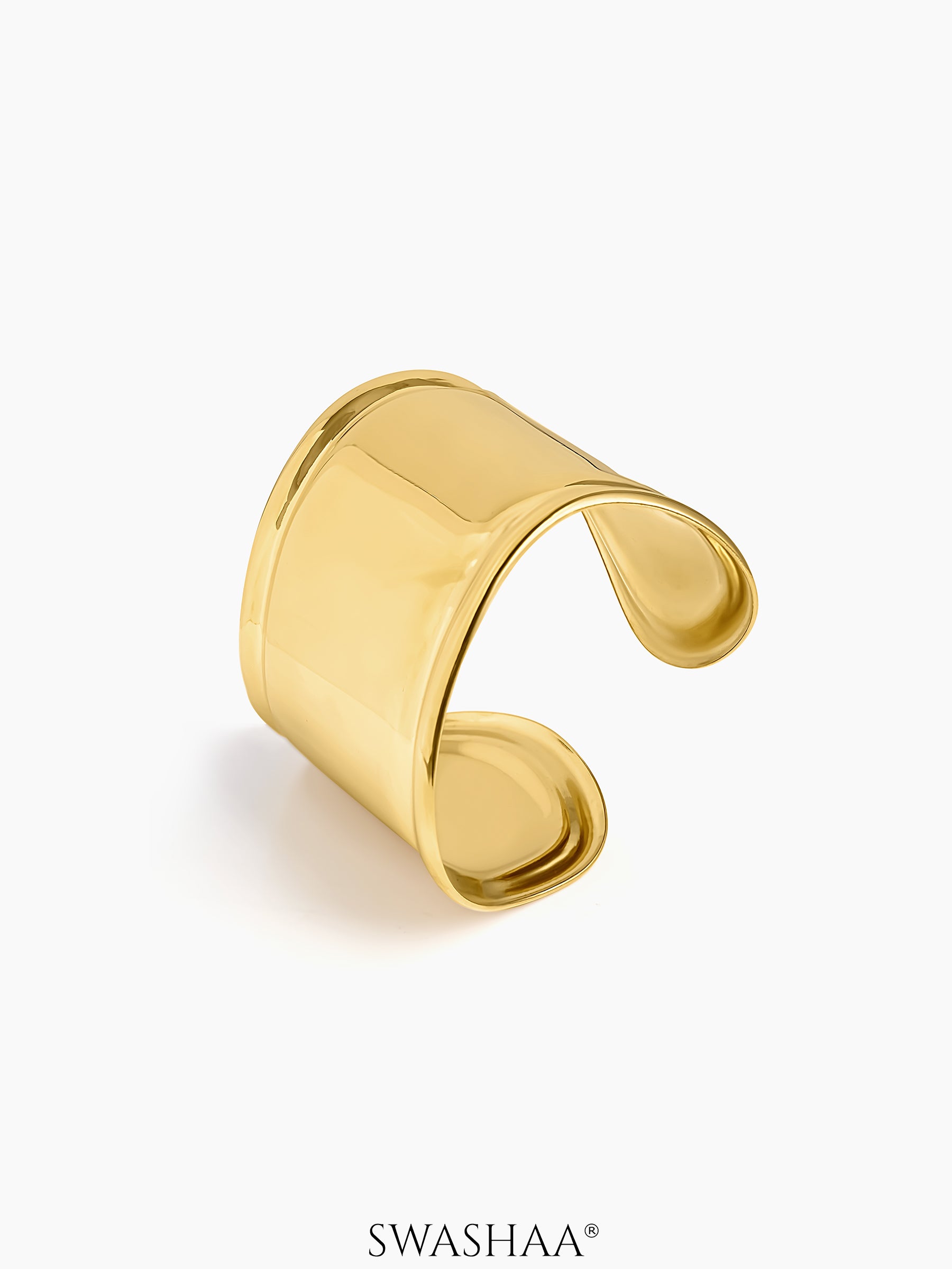Lunava Bold Curve Cuff Bracelet