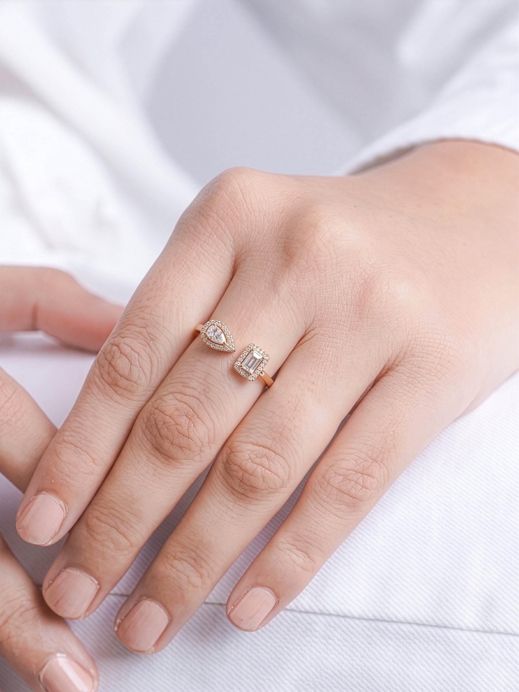 Lurella Solitaire 18K Gold Plated Women's Ring - Swashaa