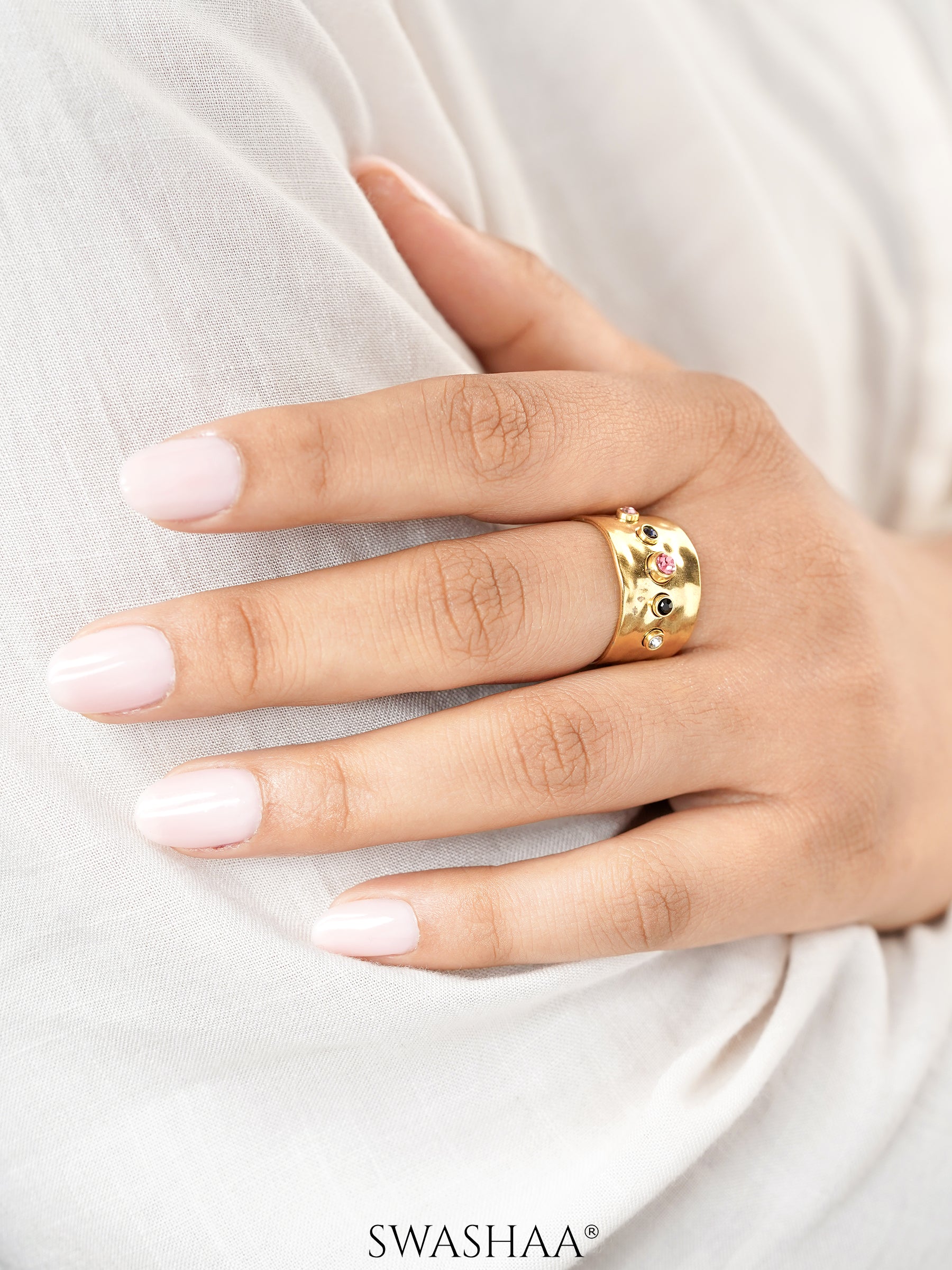 Lyra 18K Gold Plated Rings