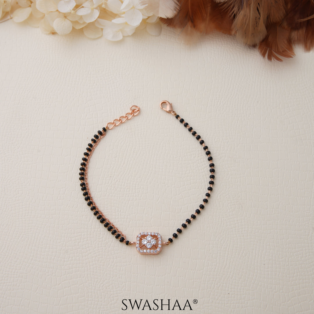 Maher Rosegold Plated Mangalsutra Bracelet