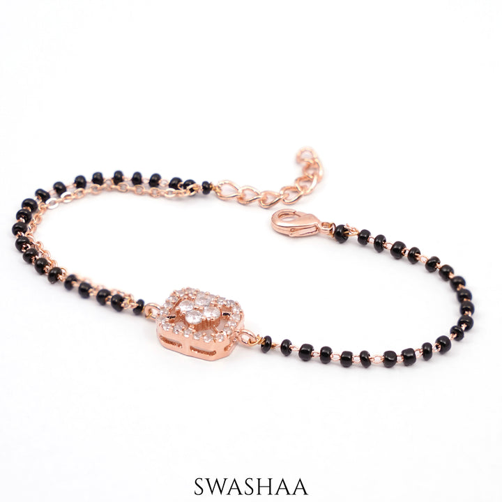 Maher Rosegold Plated Mangalsutra Bracelet