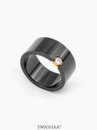 Malcolm Black Men's Ring