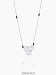 Malti Solitaire Silver Mangalsutra
