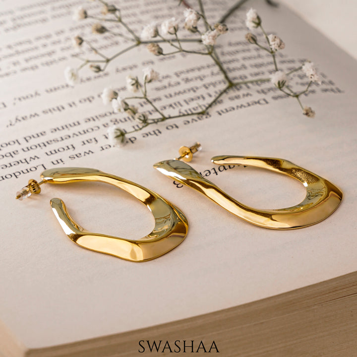 Manha 18K Gold Plated Earrings