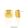 Maple 18K Gold Plated Stud Earrings