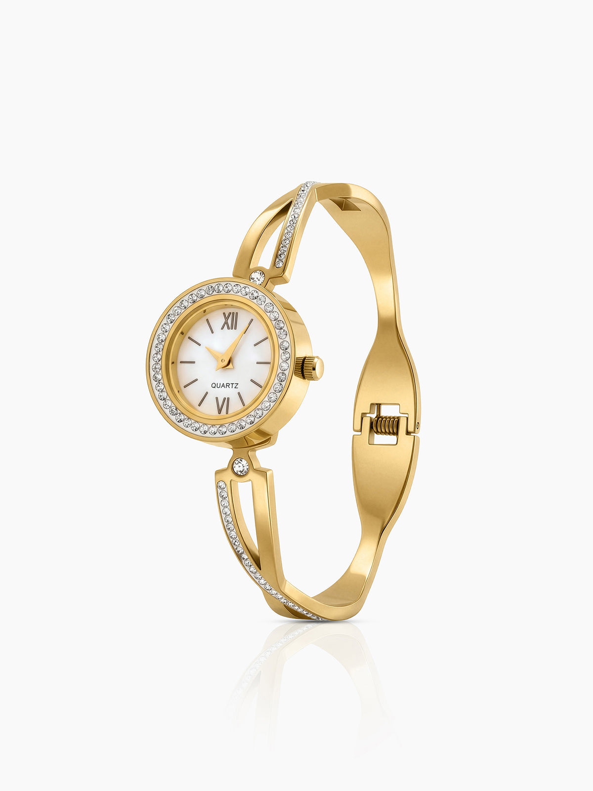 Marenza 18K Gold Plated Women's Watch - Swashaa