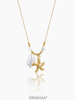 Marina Starfish & Pearl Necklace