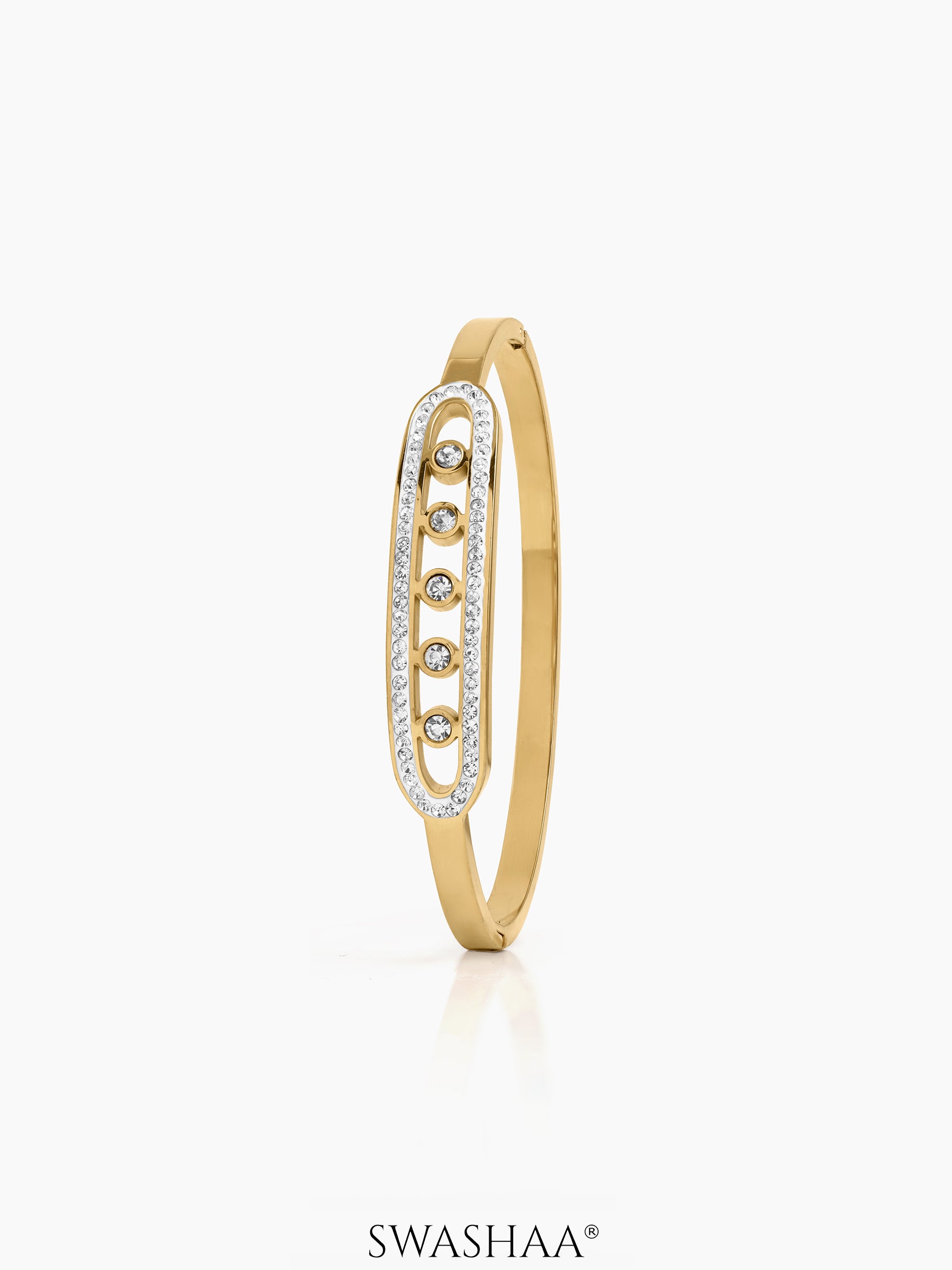 Marixa Diamond Band Bracelet - Swashaa