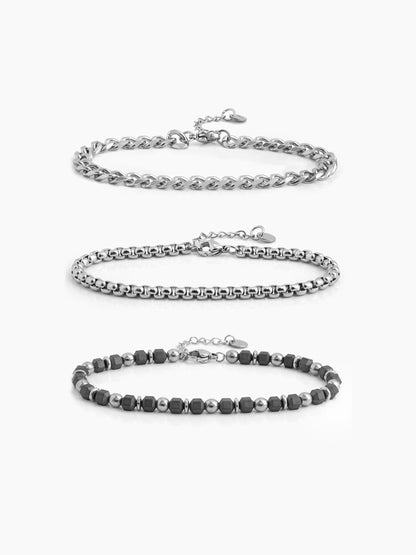 Marvex Classic Men's Bracelet Set - Swashaa
