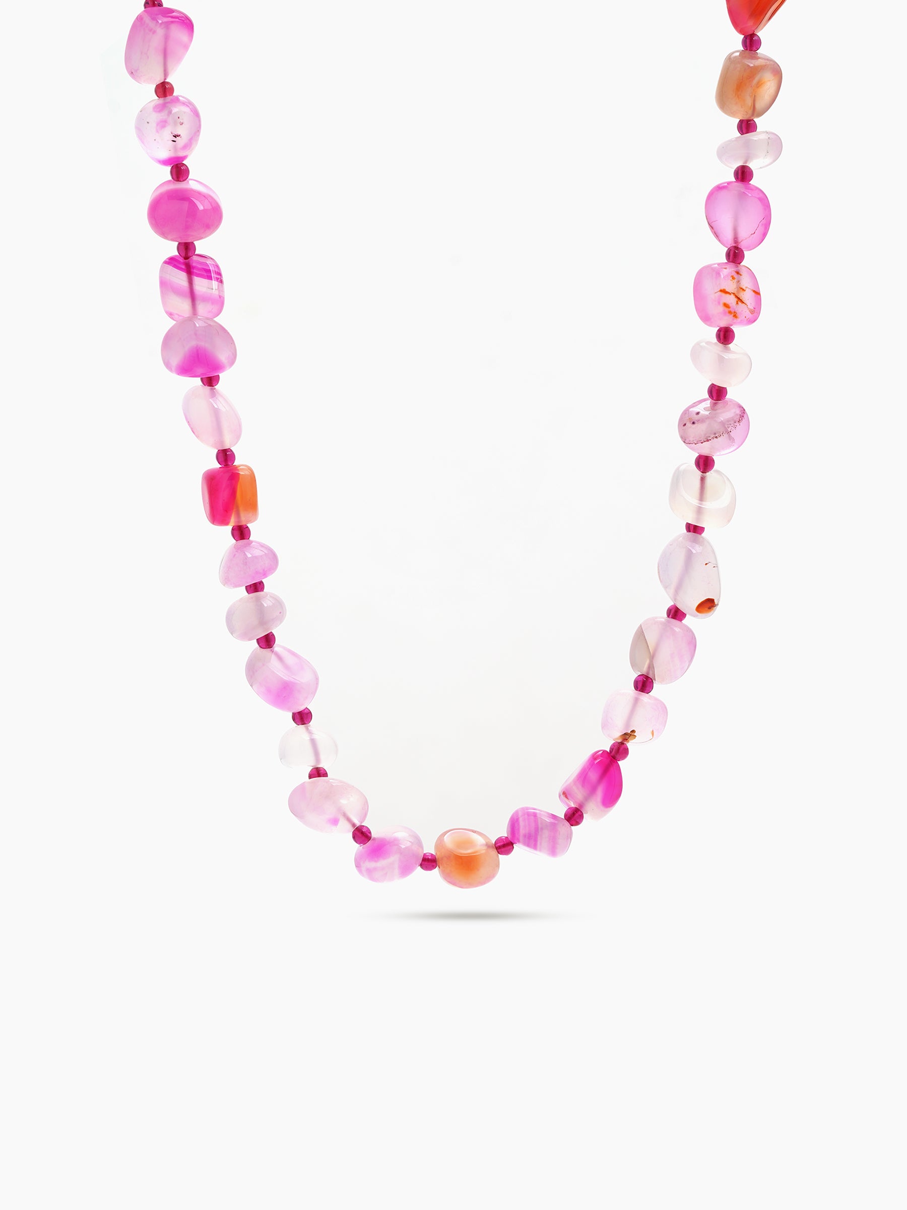 Maya Rose Pink Women’s Beaded Necklace