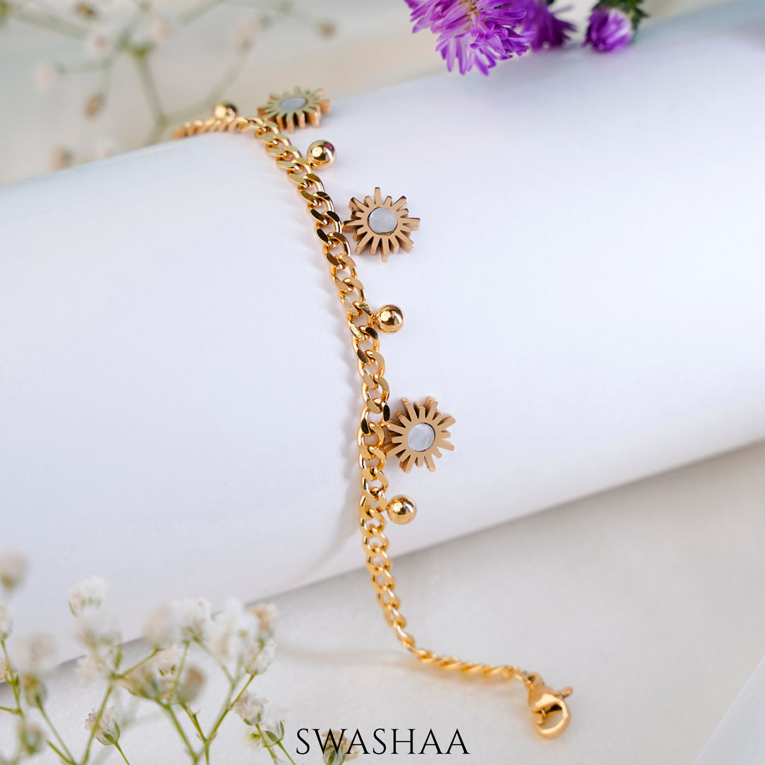 Mellissa Sun 18K Gold Plated Bracelet