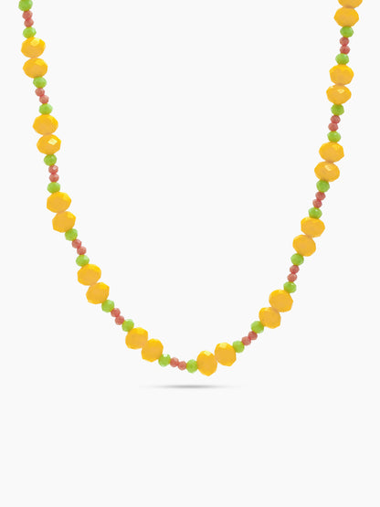 Melon Yellow Women’s Beaded Necklace