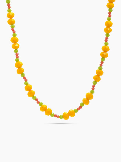 Melon Yellow Women’s Beaded Necklace
