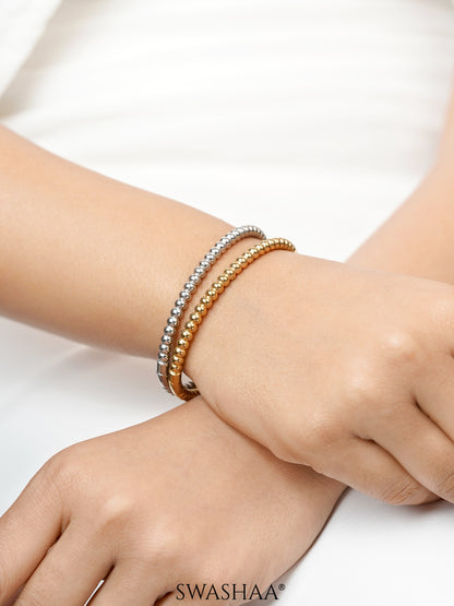 Mercy Round Bead Band Bracelet Multicolor Set