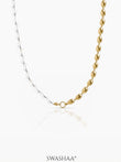 Milena White Pearl 18K Gold Plated Beaded Women's Chain Necklace