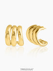 Mirabella 18K Gold Plated Earrings