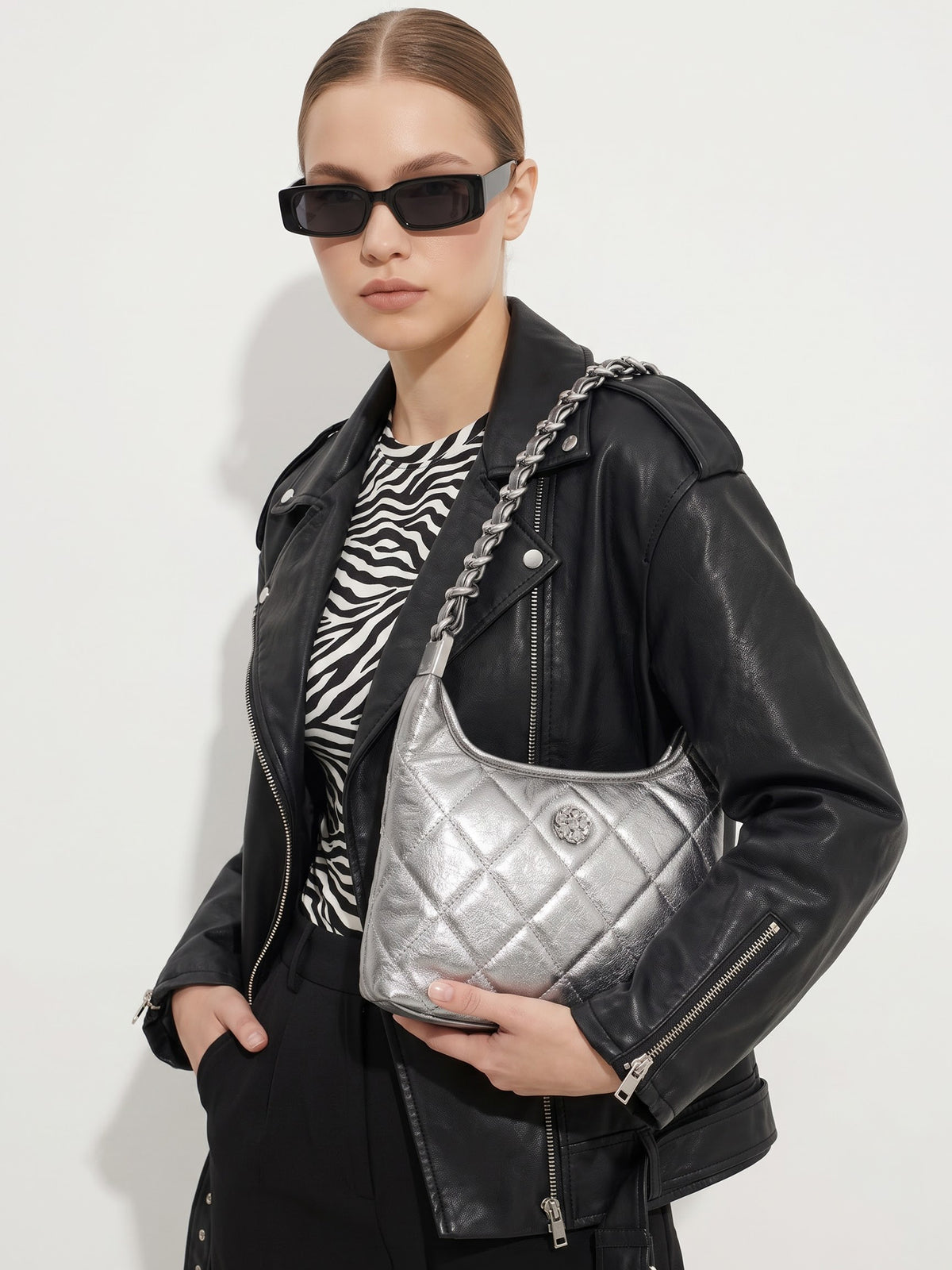 Mirelle Leather Shoulder Bag - Swashaa