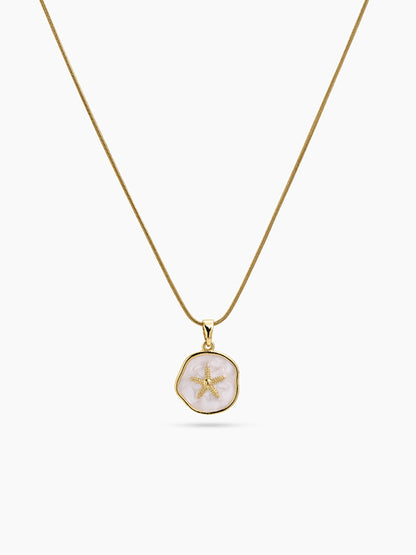 Moira Starfish 18K Gold Plated  Women's Chain Pendant Necklace