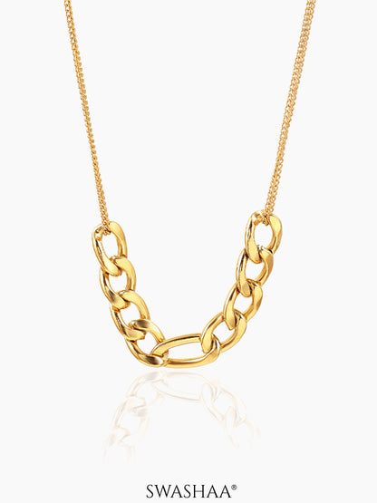 Mojave Chain 18K Gold Plated Necklace