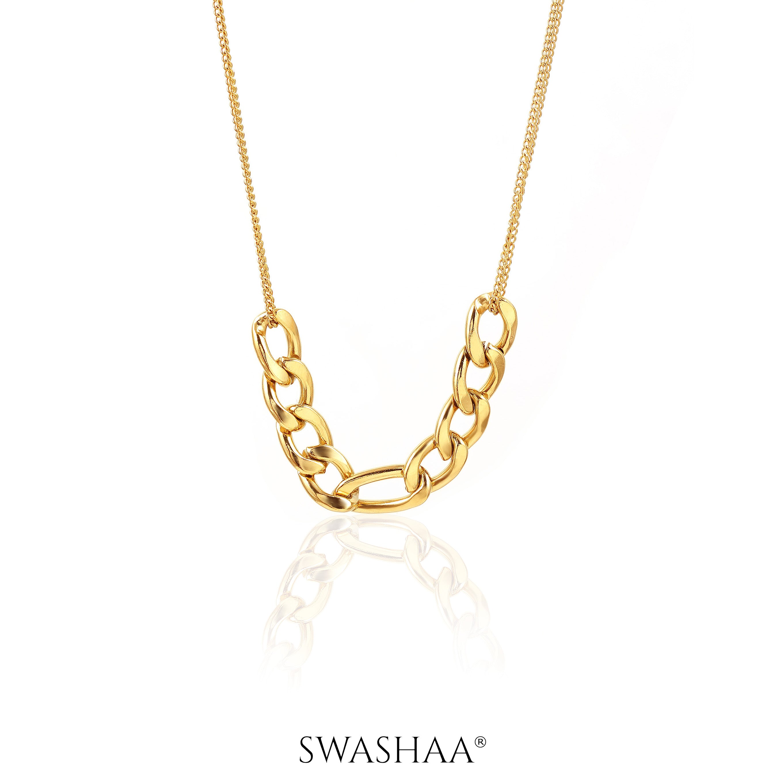 Mojave Chain 18K Gold Plated Necklace