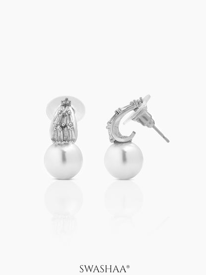 Molly Dome Pearl Earrings