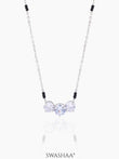 Naksha Solitaire Silver Mangalsutra