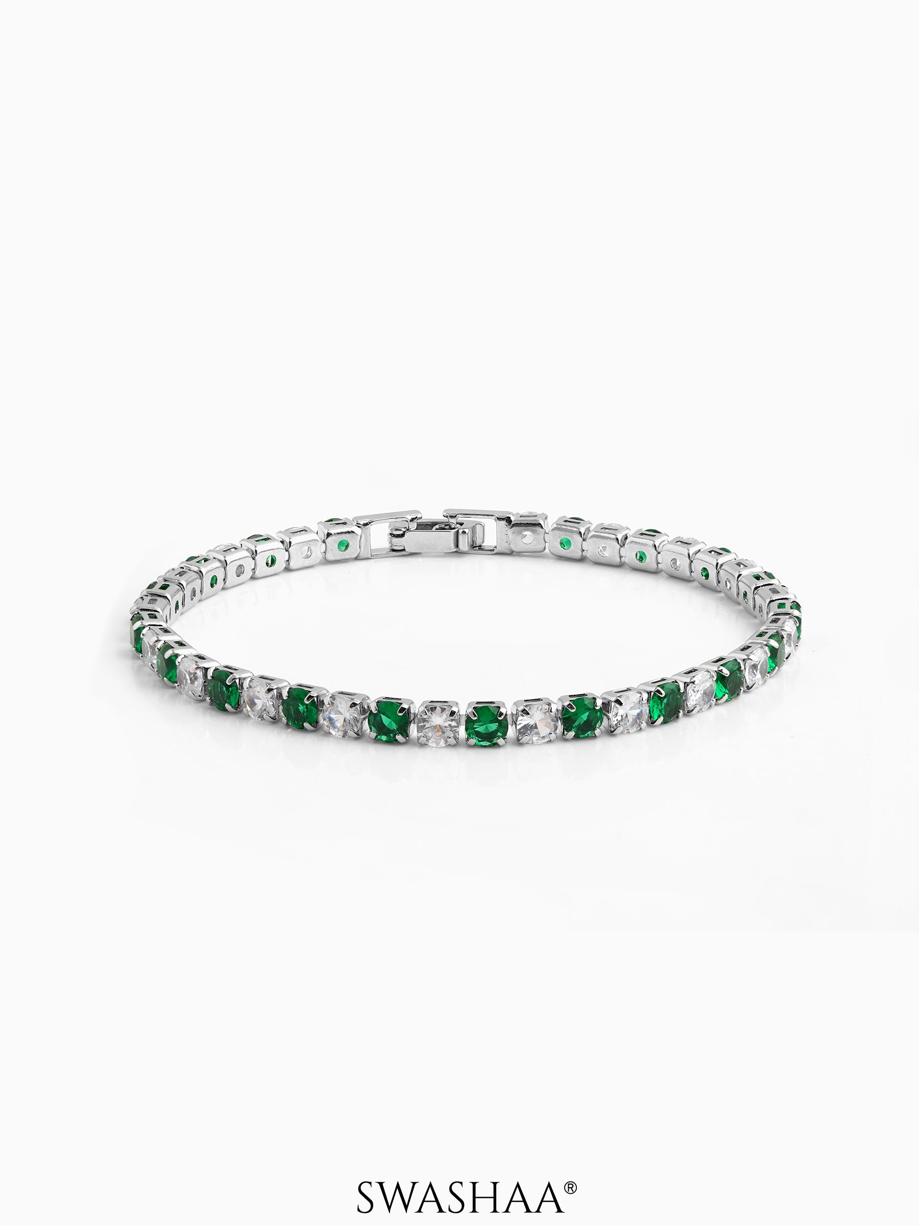 Nayelle Diamond Tennis Bracelet - Swashaa
