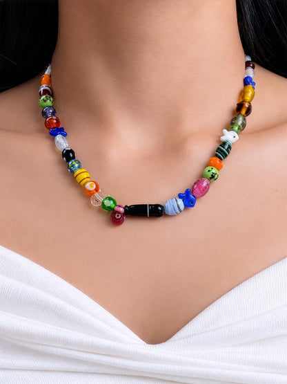 Nebula Multicolor Women’s Beaded Necklace