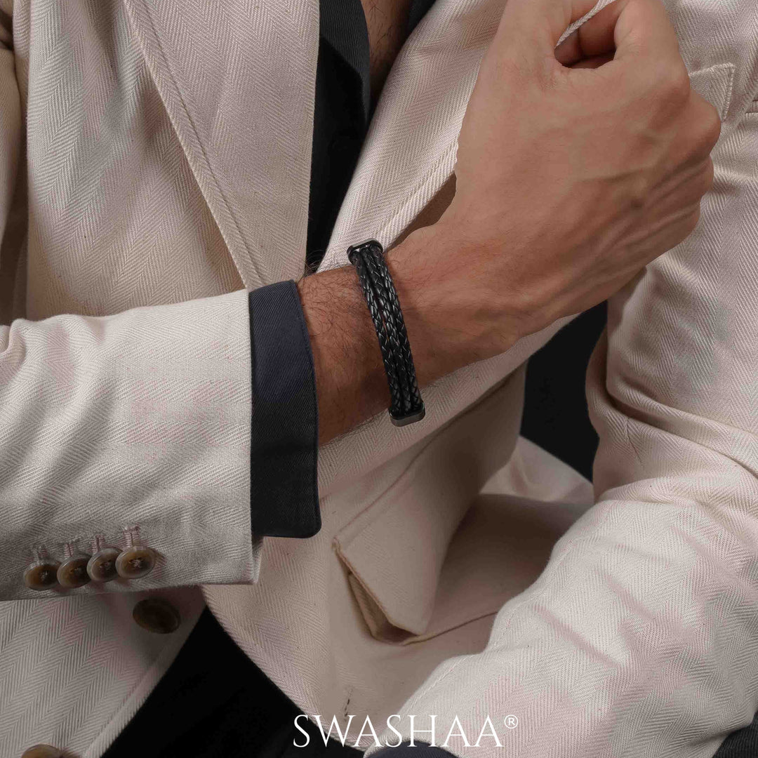 Men's Leather Bracelets – Swashaa