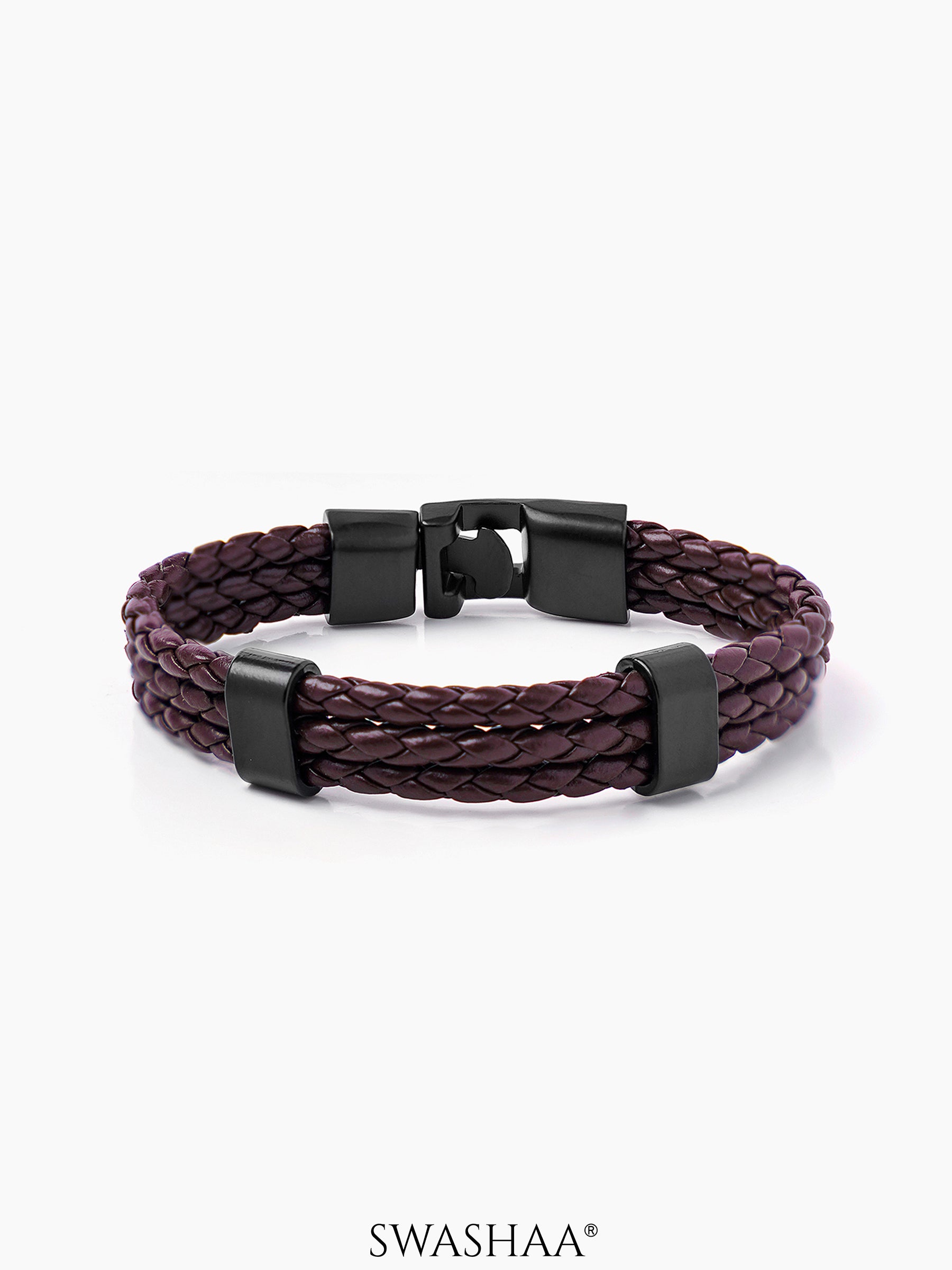 Neo Brown Men's Leather Bracelet