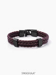 Neo Brown Men's Leather Bracelet