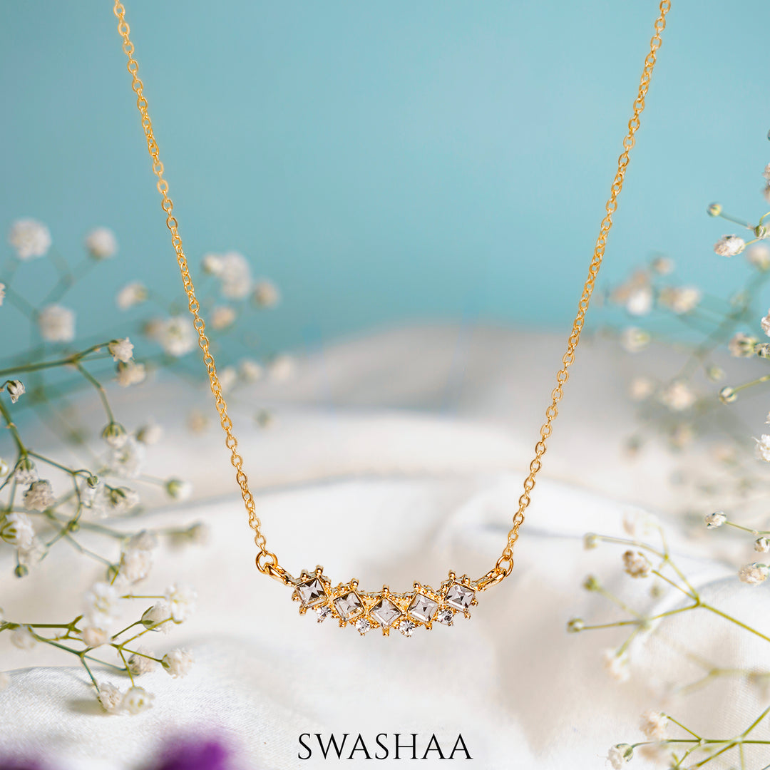 Nihaya 18K Gold Plated Necklace