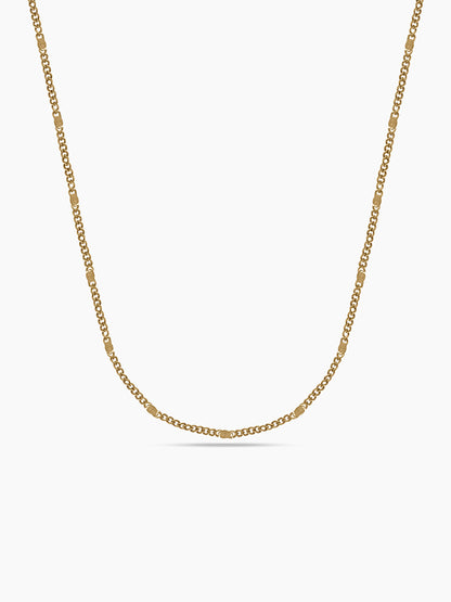 Nimora Dotted Link Line 18K Gold Plated Women's Chains
