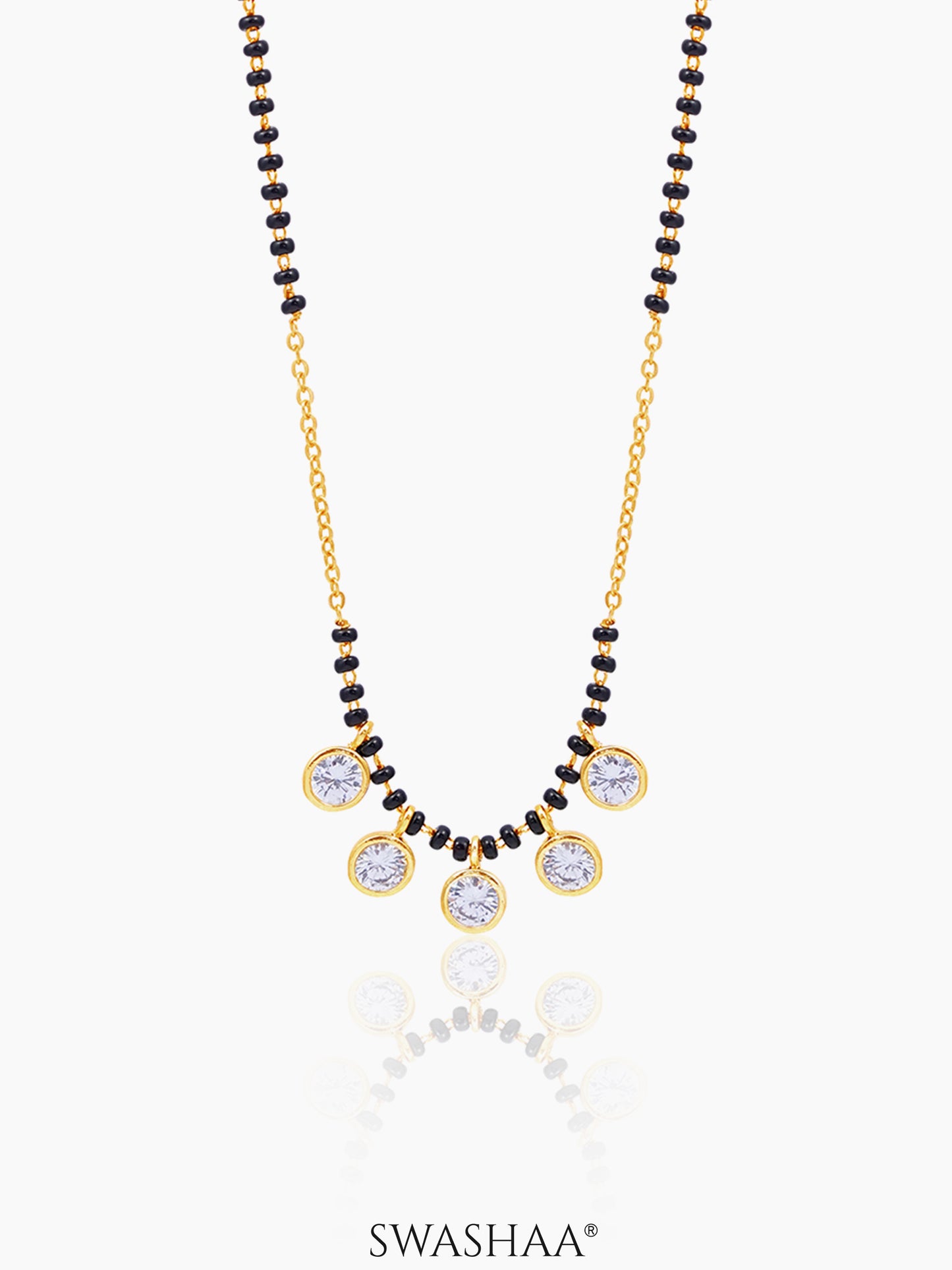 Niraya Diamond 18K Gold Plated Mangalsutra