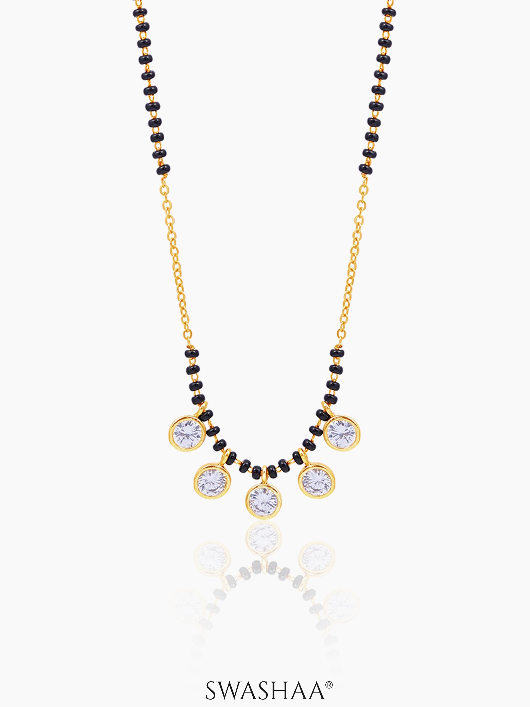 Niraya Diamond 18K Gold Plated Mangalsutra