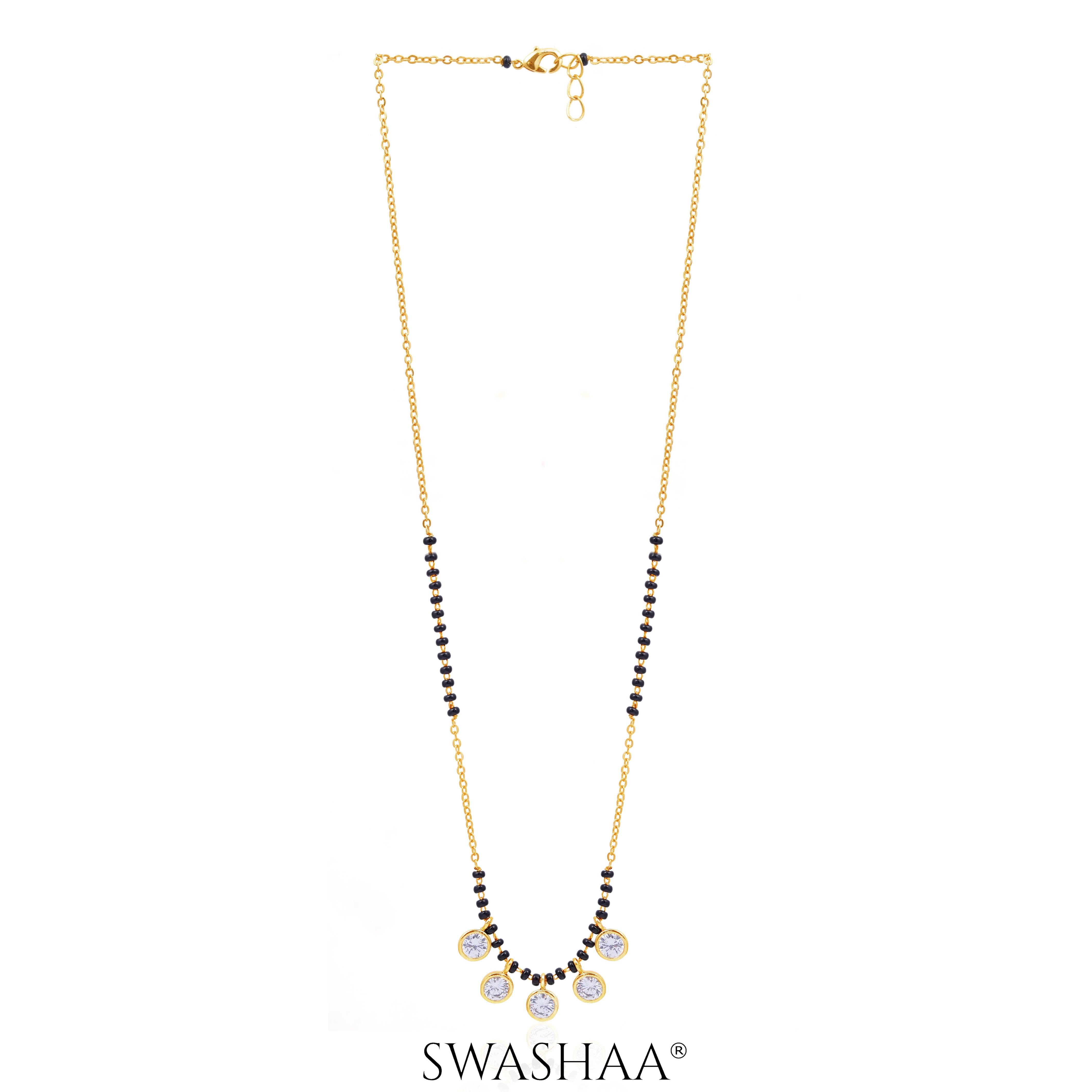 Niraya Diamond 18K Gold Plated Mangalsutra
