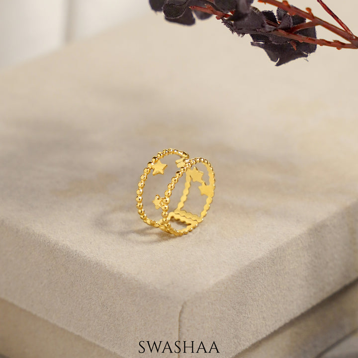 Nitara 18K Gold Plated Ring