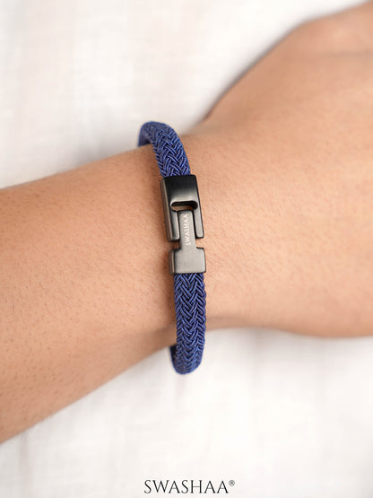 Noman Royal Blue Men's Rope Bracelet