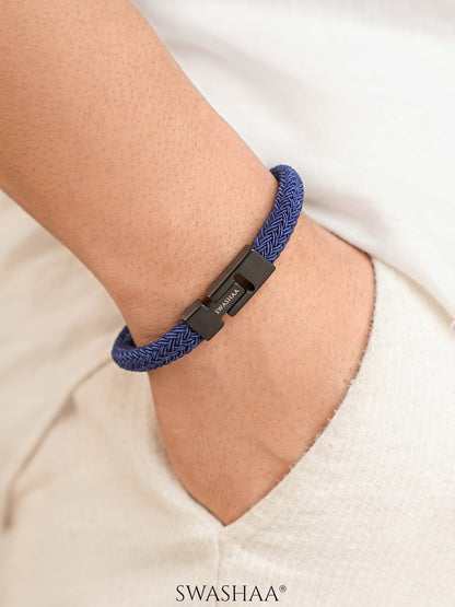 Noman Royal Blue Men's Rope Bracelet
