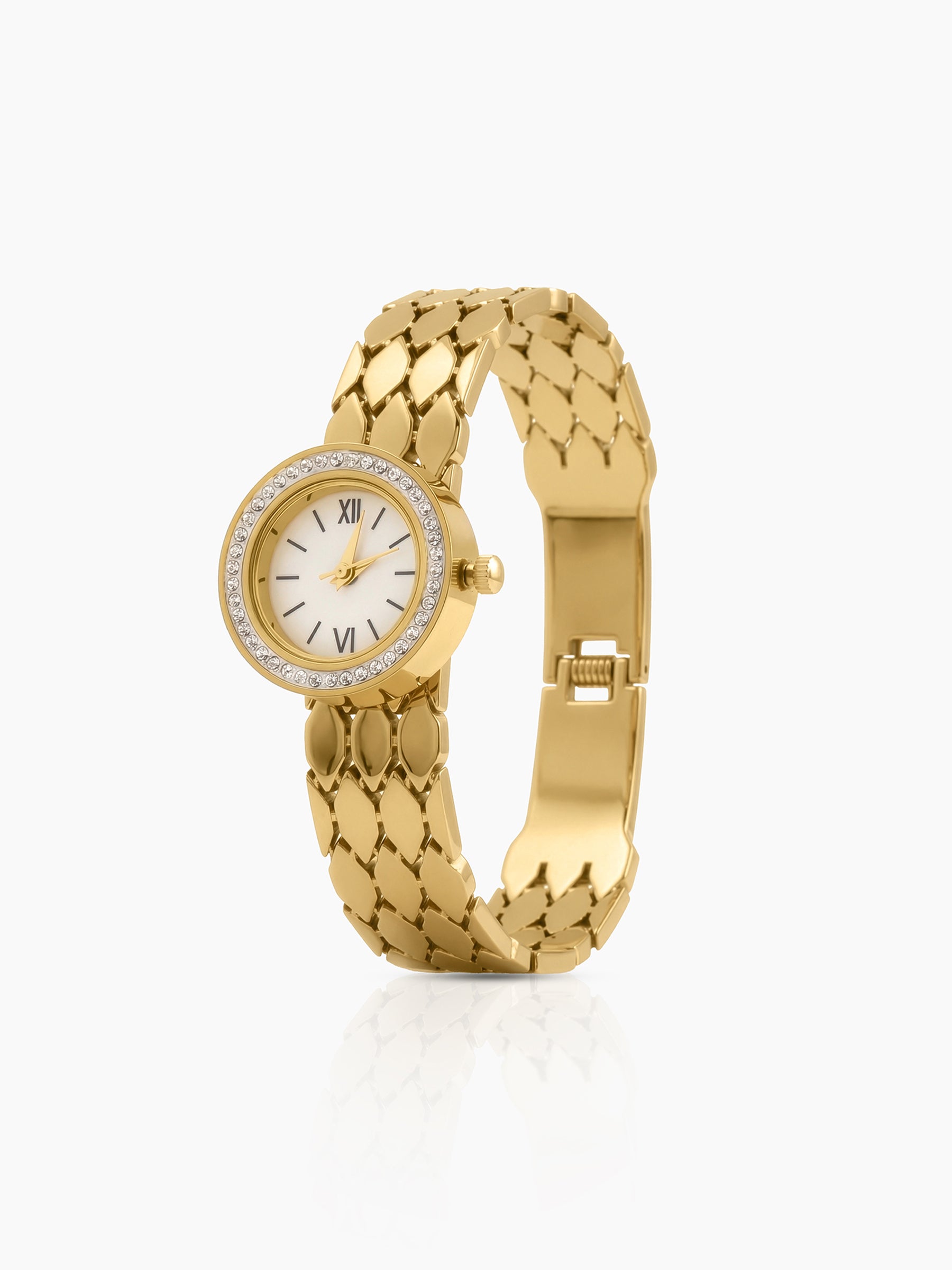 Noreva 18K Gold Plated Women's Watch Bracelet - Swashaa