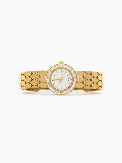 Noreva 18K Gold Plated Women's Watch Bracelet - Swashaa