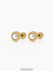 Nubi Pearls 18K Gold Plated Kid's Earrings