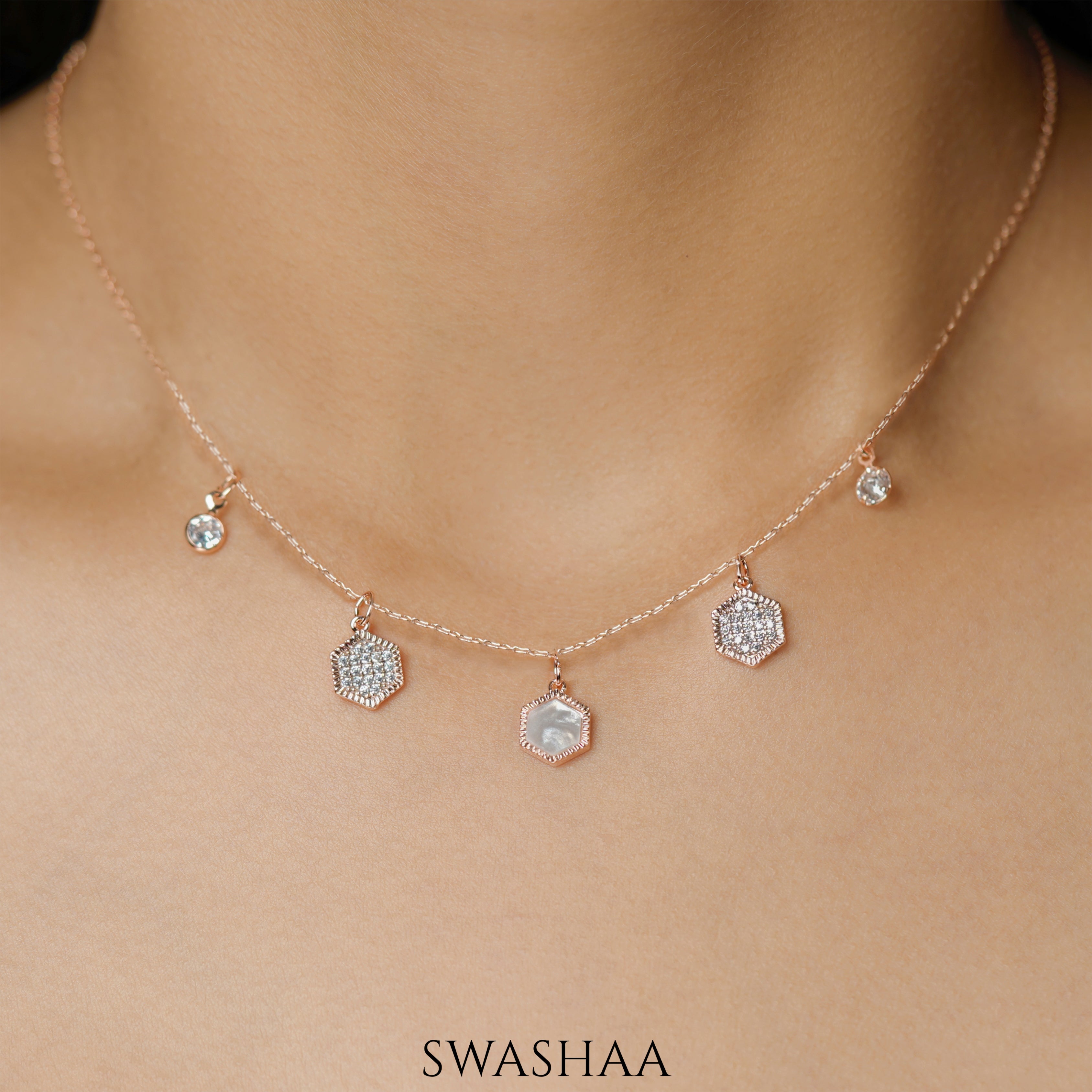 Oadira Rosegold Plated Choker