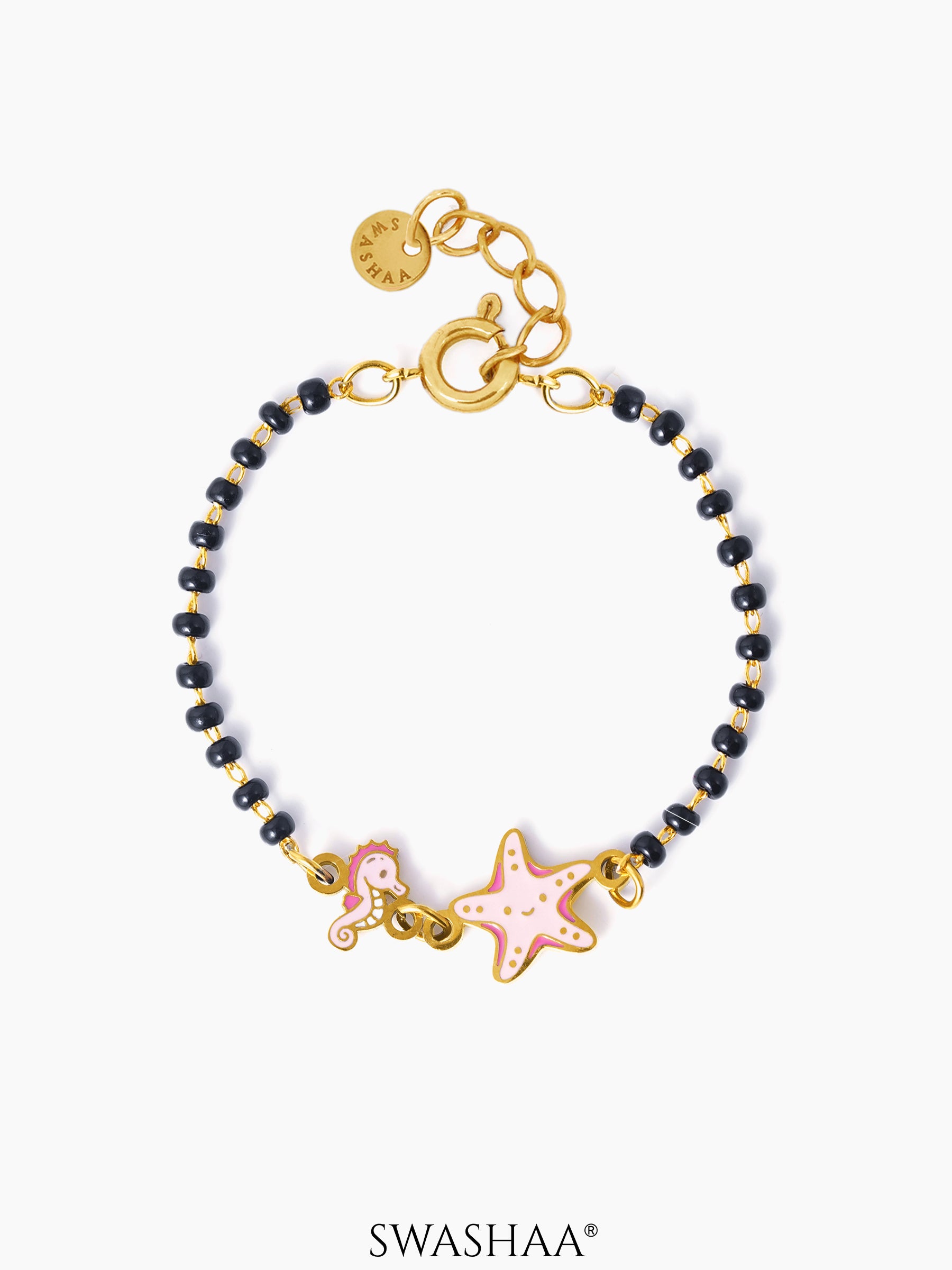 Ocean Dreams 18K Gold Plated Kid's Nazariya Bracelet