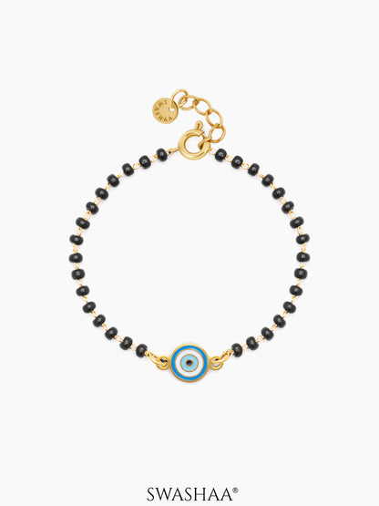 Ocean Eye Charm 18K Gold Plated Kid's Nazariya Loose Bracelet