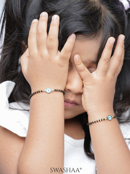 Ocean Eye Charm 18K Gold Plated Kid's Nazariya Loose Bracelet